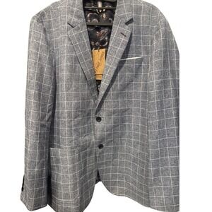 PAUL JONES Mens Casual Sport Coats Two Buttons Lightweight Blazer XL